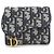 Christian Dior Tri-fold Wallet in Navy Marineblau