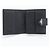 Cartera bi-fold Prada de piel Saffiano negra Negro - vista 3