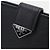 Cartera bi-fold Prada de piel Saffiano negra Negro - vista 7