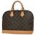 Borsa a mano Louis Vuitton Alma Marrone