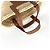 Bolsa Loewe Basket de ráfia e couro castanho Marrom - vista 6