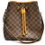 Néonoé Borsa a tracolla Louis Vuitton NeoNoe D'oro Damier ebene