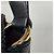 Borsa a tracolla in pelle con frange Loewe Black Anagram Nero - vista 6