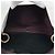 Borsa a tracolla in pelle con frange Loewe Black Anagram Nero - vista 8