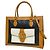 Gucci GG Marmont 2-Way Leder Tote Bag Schwarz Weiß Gelb
