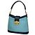 Bolsa de couro azul para mulheres Gucci