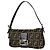 Borsa a tracolla Fendi Zucca Pattern Brown Marrone