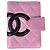 Cambon Chanel Pink Leather Notebook Cover