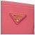 Prada Bolsa Double Satchel em Couro Saffiano Rosa Medium - vista 5