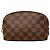 Trousse de toilette Louis Vuitton Brown Damier Ebene Cosmetic Pouch PM Marron