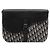 Dior Saddle A4 Pouch aus Blue Oblique Canvas und Leder Blau Marineblau