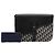 Dior Saddle A4 Pouch aus Blue Oblique Canvas und Leder Blau Marineblau - Ansicht 7