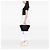 Céline Celine Borsa Tote Phantom Luggage Medium in Feltro Viola Porpora - vista 6