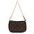 Louis Vuitton Brown Monogram Mini Pochette Accessoires Castaño