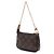 Louis Vuitton Brown Monogram Mini Pochette Accessoires Castaño - vista 2
