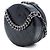Borsa Chanel Black CC Patent Round as Earth Bag Nero - vista 2