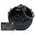 Borsa Chanel Black CC Patent Round as Earth Bag Nero - vista 7
