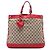 Borsa a mano Gucci Valentine Medium GG Canvas Beige