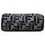Borsa Satchel Fendi Nano Zucca Peekaboo in chenille grigio Marrone - vista 3