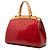 Louis Vuitton Red Monogram Vernis Brea MM Rosso - vista 2