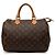Louis Vuitton Brown Monogram Speedy 30 Marrone