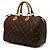 Louis Vuitton Brown Monogram Speedy 30 Marrone - vista 2