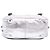Borsa Bowling Versace in pelle metallizzata argento con etichetta - vista 3