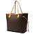 Louis Vuitton Brown Monogram Neverfull MM Braun - Ansicht 2