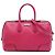 Borsa Boston Gucci in vitello lucido rosa con diamanti