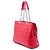 Dior Bolsa Shopping Lady Dior Soft Grande em Couro Verniz Vermelho Cannage - vista 2