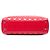 Dior Bolsa Shopping Lady Dior Soft Grande em Couro Verniz Vermelho Cannage - vista 3