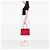 Dior Bolsa Shopping Lady Dior Soft Grande em Couro Verniz Vermelho Cannage - vista 6