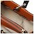 Bamboo Bolso Gucci Shopper Satchel de piel de becerro naranja Medium con bambú - vista 5