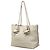 Tote Miu Miu in pelle bianca con fiore Bianco - vista 2