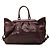 Borsa Fendi Red Leather Doctor B Rosso Bordò
