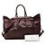 Borsa Fendi Red Leather Doctor B Rosso Bordò - vista 7