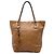 Gucci Brown Medium Guccissima GG Charm Tote Braun Hellbraun