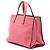 Saco Tote Prada Pink Saffiano Soft Triple Pocket Rosa - vista 2