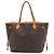 Louis Vuitton Brown Monogram Neverfull MM Braun