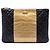 Clutch Chanel Reissue 2.55 in pelle d'agnello matelassé nera e vitello metallizzato effetto coccodrillo