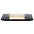 Clutch Chanel Reissue 2.55 in pelle d'agnello matelassé nera e vitello metallizzato effetto coccodrillo - vista 3
