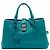 Borsa Bottega Veneta Small Nappa Intrecciato Roma Blu Turchese