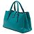 Borsa Bottega Veneta Small Nappa Intrecciato Roma Blu Turchese - vista 2