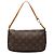 Louis Vuitton Brown Monogram Pochette Accessoires Castaño