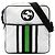 Gucci White GG Supreme Interlocking G Web Crossbody
