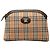 Clutch Burberry Beige Haymarket Check Canvas
