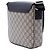 Borsa a tracolla con patta Gucci Beige GG Supreme - vista 2