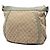 Borsa a tracolla Gucci Abbey D Ring in tela GG beige Verde - vista 2