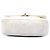 Chanel 19 Flap Medium em Lambskin Iridescente Branca Branco - vista 3