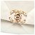 Chanel 19 Flap Medium em Lambskin Iridescente Branca Branco - vista 5